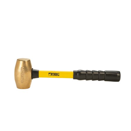 ABC HAMMERS 6 lb. Brass Hammer with 16 Fiberglass Handle ABC6BFB